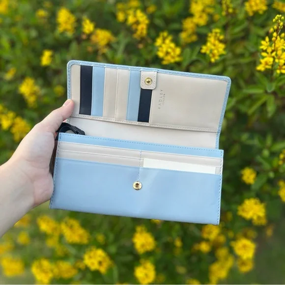 Radley London Dog Outline Blue Wallet - Picture 7 of 16